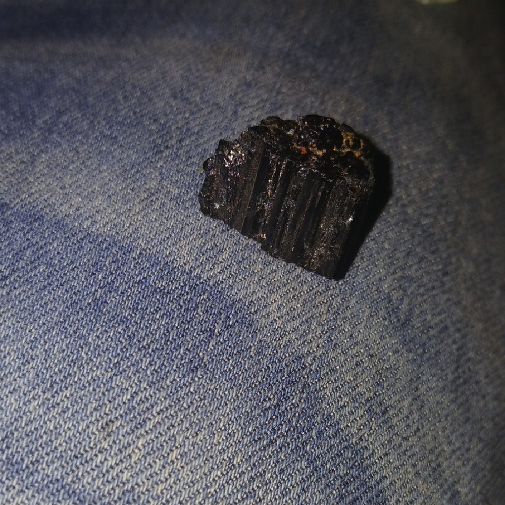 Black Tourmaline Protective Stone - Natural Black Crystal